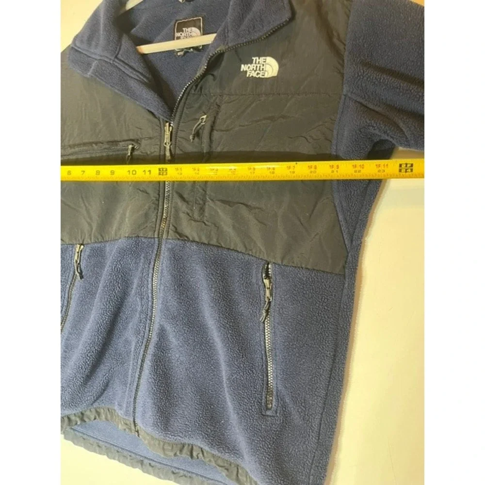 Vintage 1990s The North Face Denali Blue Polyester Fleece Jacket Size Medium
